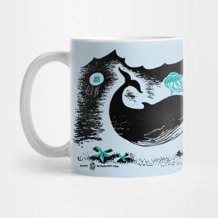 Vintage Storybook Whale Mug